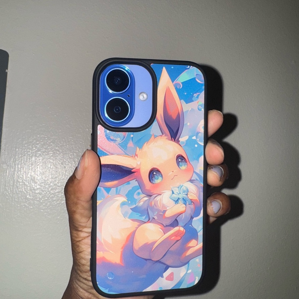 iPhone 16 pro max eevee iPhone glossy shimmery case